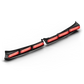 Illuminated red LED light bar on Feniex Quantum Spoiler Mount for first responders