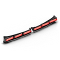 Illuminated red LED light bar on Feniex Quantum Spoiler Mount for first responders