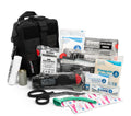 Scherber Premium IFAK Kit Trauma Pack fully stocked with essential first aid supplies for emergency situations.