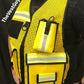 High-visibility yellow safety officer reflective vest for incident command safety use