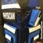 Blue safety officer reflective vest with PHYSICIAN and reflective stripes for incident command safety