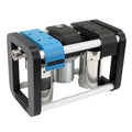 Industrial-style water filtration system in Sling Supply Refill Pack with black frame