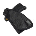 Black handgun holster with textured mesh fabric from the IWB Holster Kit, fits Beretta