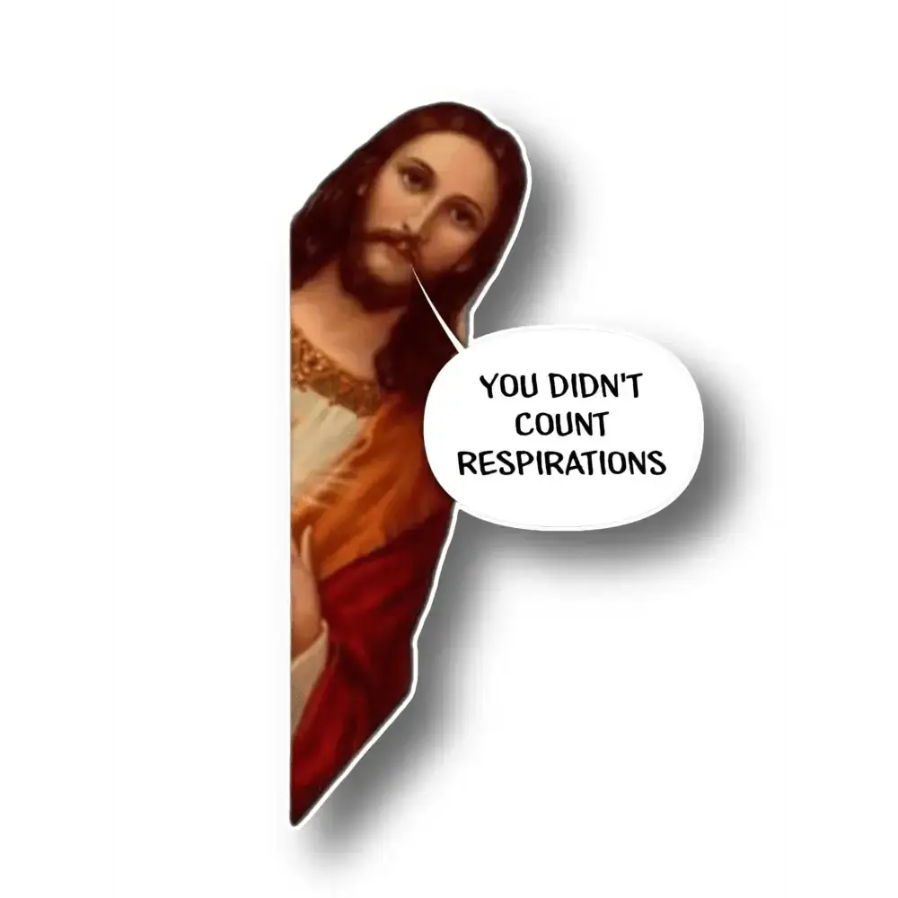 Jesus is watching sticker - Chief Miller Apparel