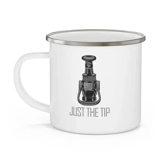 JUT THE TIP -Enamel Camping Mug - Chief Miller Apparel