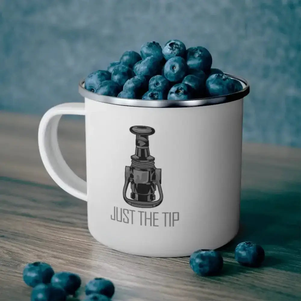 JUT THE TIP -Enamel Camping Mug - Chief Miller Apparel