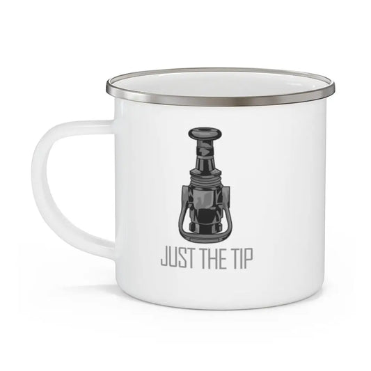 Chief Miller Mug JUT THE TIP -Enamel Camping Mug Apparel