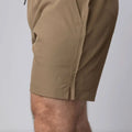 Khaki Carrier Training Shorts Mk.II with 5-inch inseam, ideal for concealed carry and training