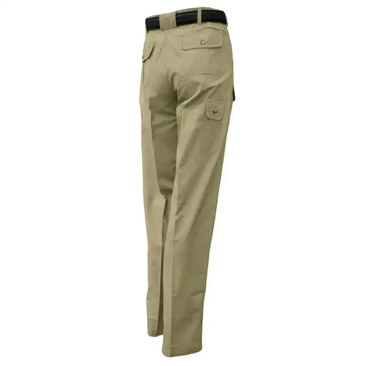 Khaki cargo pants with belt from Tag Safari Six Pocket Congo Pants for Women