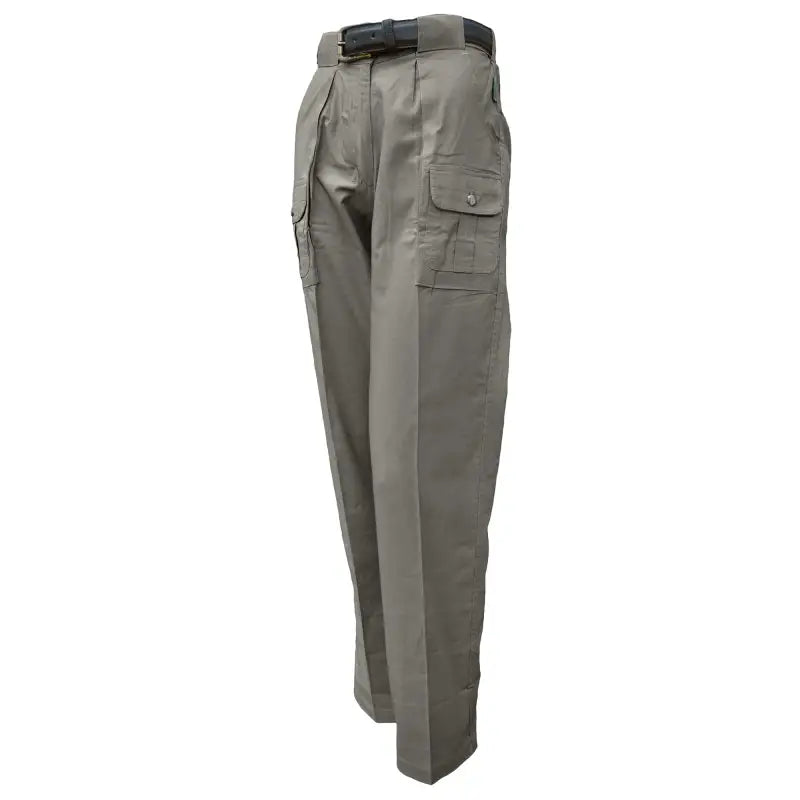 Khaki cargo Tag Safari Six Pocket Congo Pants for Women with multiple pockets and belt loops