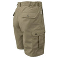 Khaki cargo shorts for men with multiple side pockets ideal for first responders