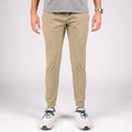Khaki-colored Carrier Traveler Joggers with concealed carry and carrier retention waistband