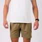 Khaki-colored carrier shorts for concealed carry from Arrowhead Tactical Apparel