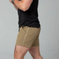 Khaki Carrier Training Shorts with drawstring waist from Arrowhead Tactical Apparel