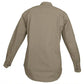 Khaki Long-Sleeve Button-Up Trail Shirt for Women, essential outdoor gear for safari