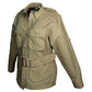 Khaki Safari Jacket for Women with two buttoned flap pockets and functional Swiss tabs