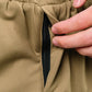 Khaki carrier shorts with zippered pocket for concealed carry by Arrowhead Tactical Apparel