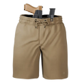 Khaki Carrier Shorts Mk.II with concealed carry pocket by Arrowhead Tactical Apparel