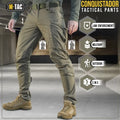 M-Tac Tactical Pants Conquistador Gen I Flex with cargo pockets for outdoor and EMS use