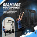 SFE Lat Pulldown & Low Row Combo with 250lb weight stack for effective muscle training