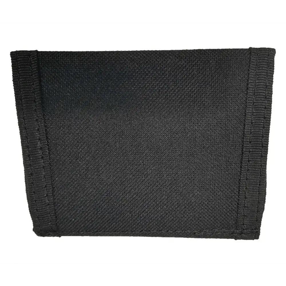 Black nylon wallet with hook-and-loop closure for Latex-Nitrile Gloves in EMS EMT bag