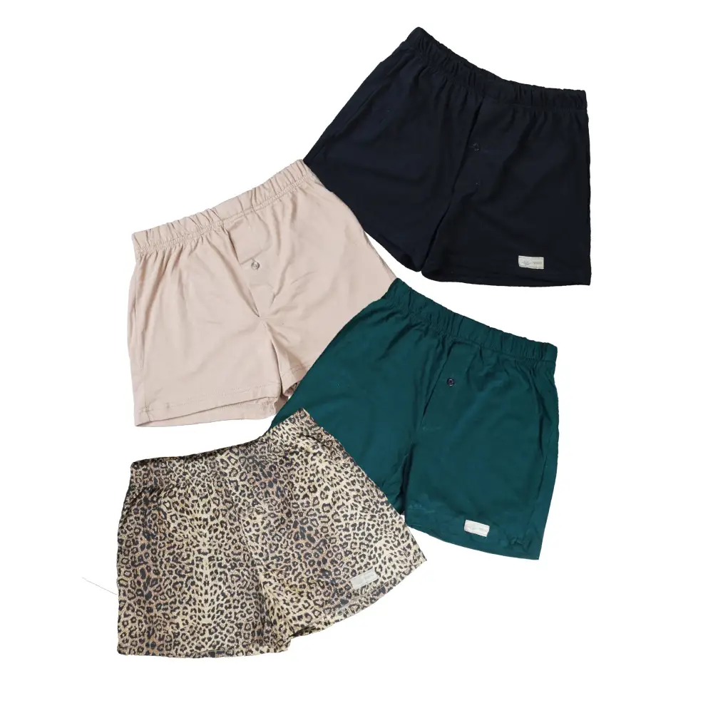 Leopard Boxer Shorts 4 Pack for Men - Chief Miller Apparel