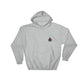 Light gray sport grey hoodie with embroidered logo for the Fire Alarm - Hoodie