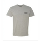 Light gray Off Duty Essential Tee with small black logo on chest for stylish comfort