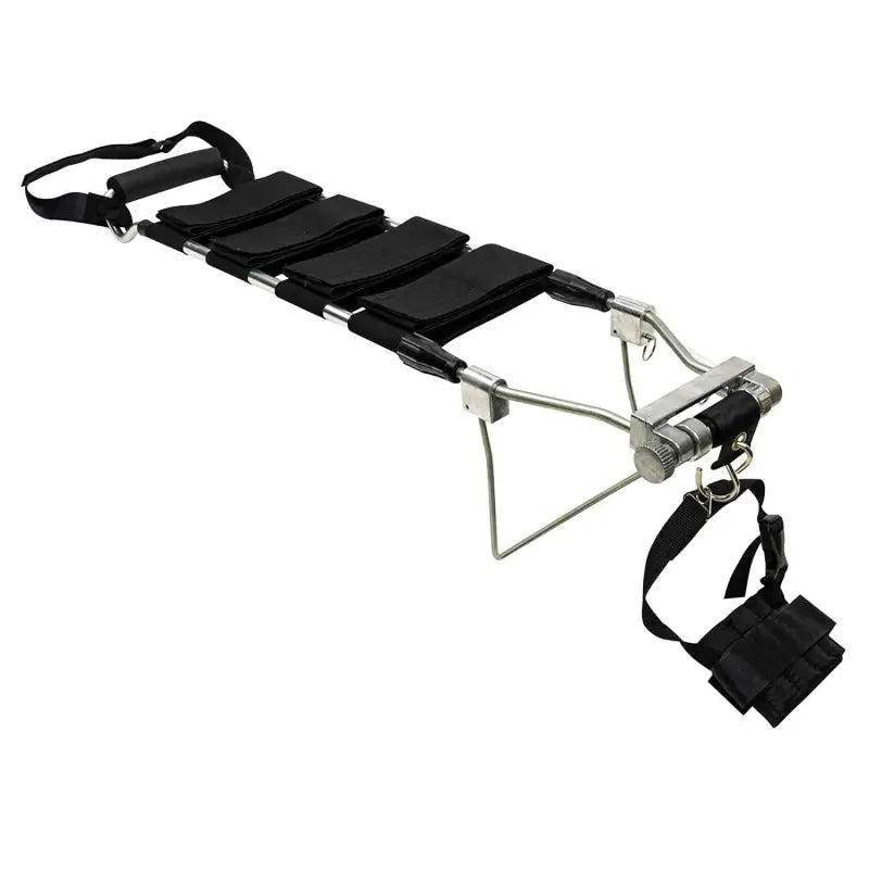 Portable emergency medical stretcher with black straps for LINE2design Adult Traction Splint