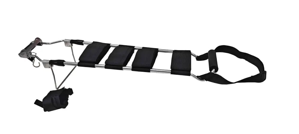 Black and white striped shoulder strap with clips for LINE2design Adult Traction Splint