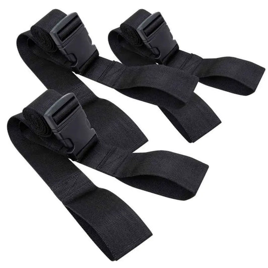 LINE2design Backboard Spine Board Straps Adjustable Strap 3PK - Black - Straps