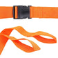 Bright orange nylon spine board straps with black buckle for LINE2design Backboard Spine