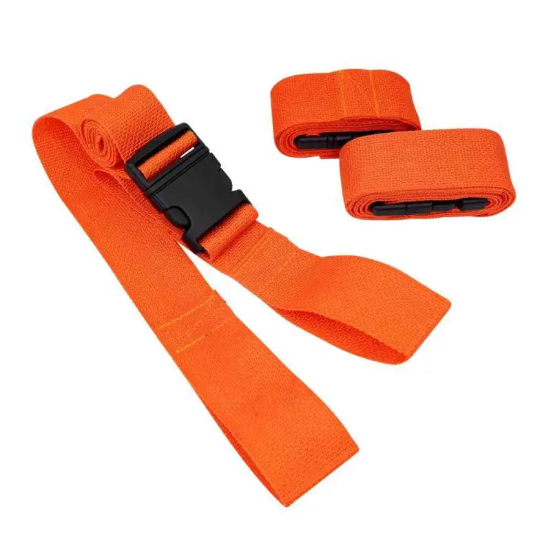 Orange spine board straps with black buckle for LINE2design Backboard Spine Board