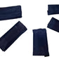 Navy blue fabric napkins complement LINE2design Blood Pressure Cuff Kit with Aneroid Gauge