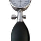 Medical blood pressure gauge with black inflation bulb for Line2design Blood Pressure Cuff