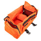 Bright orange duffel bag with black trim for LINE2design Emergency Aid Responder Kit