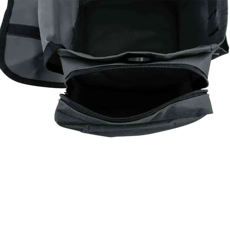 Black zippered pocket with curved opening in LINE2design Emergency Aid Responder Kit