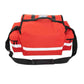 Red Emergency Medical First Responder Bag by Line2Design Emergency Medical with Reflective Stripes