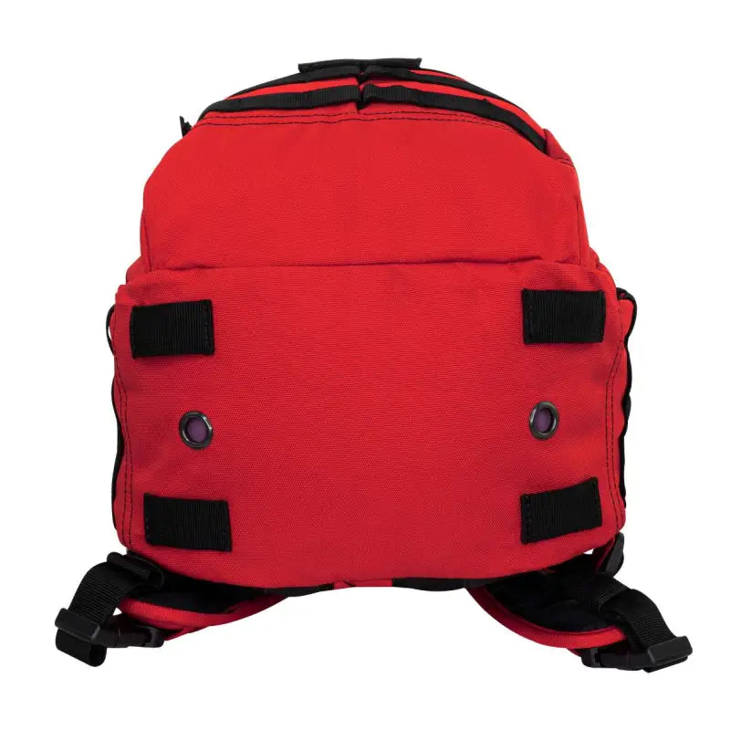 Red Tactical MOLLE Backpack with Black Straps for LINE2design Emergency Medical Kit