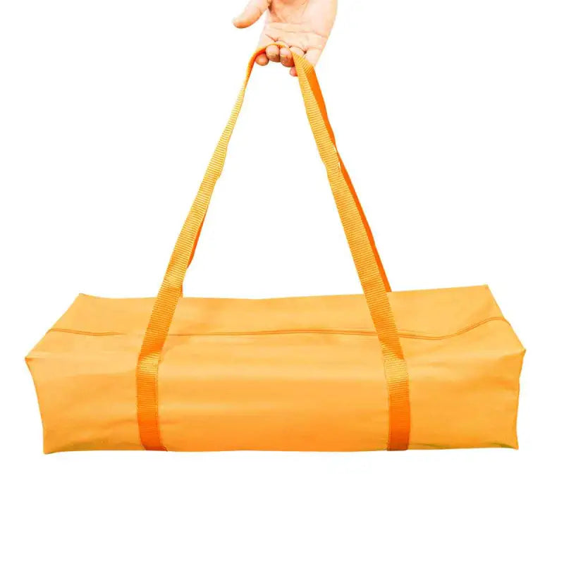 Orange rectangular package with yellow straps for LINE2design EMS Portable Stretcher Emergency