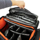 Camera bag featuring padded dividers and mesh compartments for LINE2design Deluxe EMS Elite