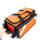 Orange and black Deluxe EMS Elite medical trauma bag with compartments and straps