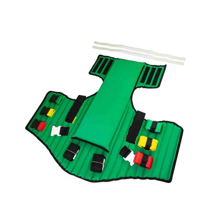 Green Line2design KED Extrication Device with straps for immobilization paramedic EMTs