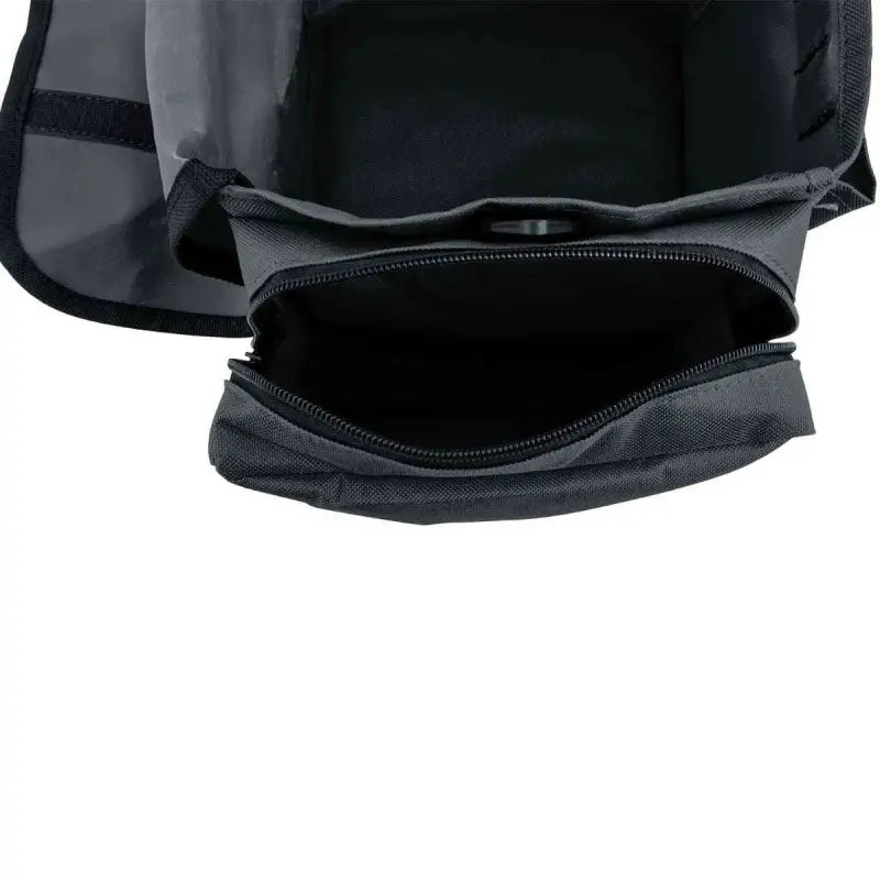 Black zippered pocket with fabric trim on LINE2design Medical EMS Bag for aid responder emergency