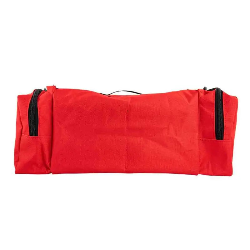 Red LINE2design Medical EMS Bag with black straps for aid responder emergency