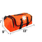 Orange Line2Design Medical EMS Bag with Star of Life, zippered pockets, and shoulder straps