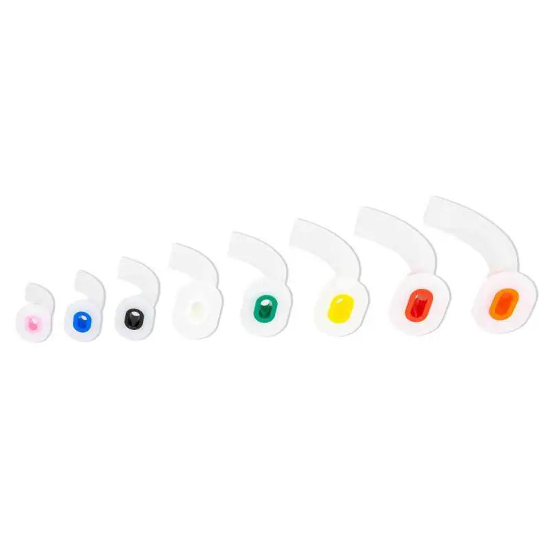 Clear plastic hearing aid shells in various colors from LINE2design Guedel Oral Airway Kit