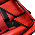 Red insulated food delivery bag with black trim for Line2Design Heavy Duty Emergency Fracture