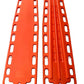 Orange LINE2design Medical Spinal Immobilization Lightweight Emergency Backboard with speed clips