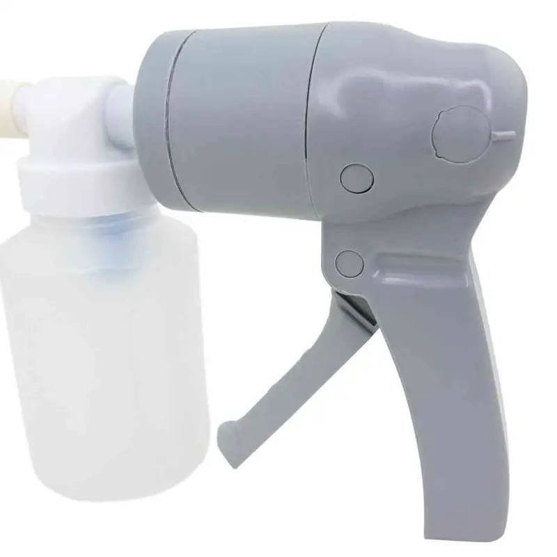 Handheld spray gun with white container for LINE2design Portable Manual Suction Pump